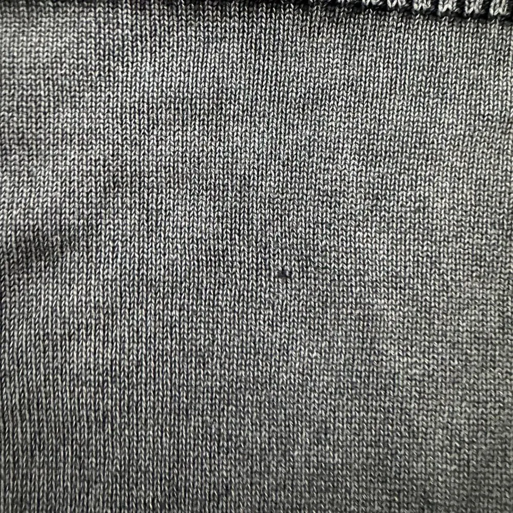 KE Distressed Knit Sweater Mens Medium Gray Mock Neck Button Pullover‎ Buckle